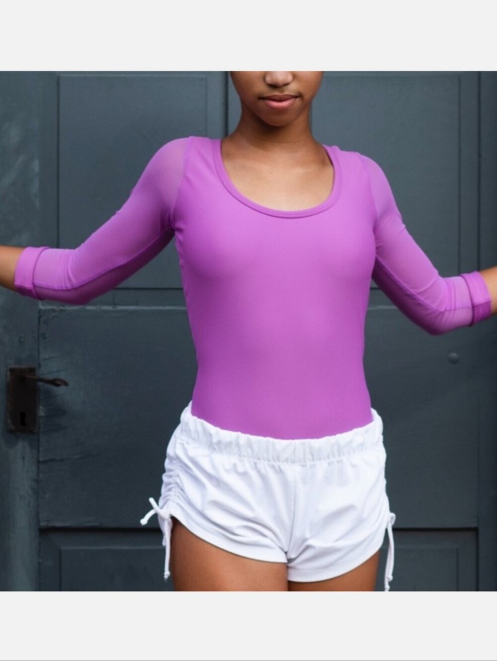 Five Dancewear Women’s SA Black Long Sleeve Leotard Five The Label Small Adult
